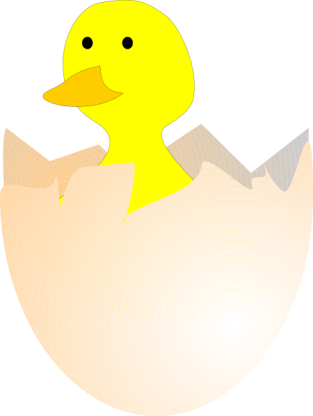 chick hatching clipart - photo #1