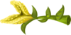 Herbs Yellow Crumb Flower Clip Art