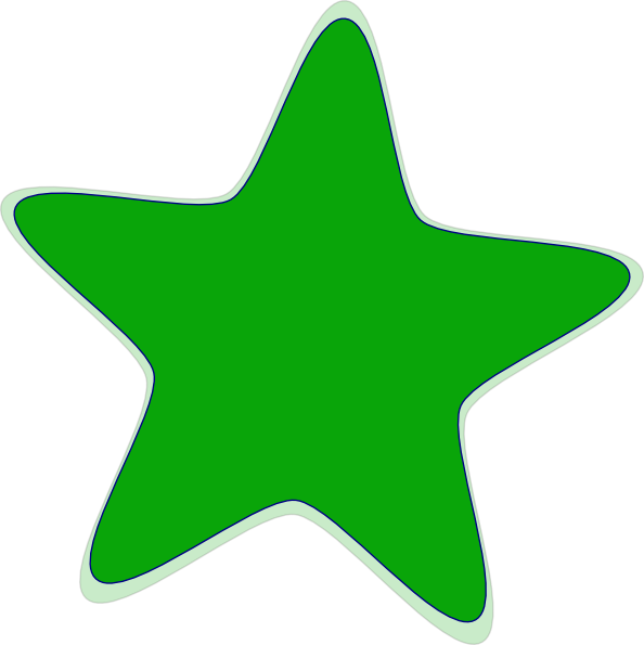 Green Star Clip Art at  - vector clip art online, royalty