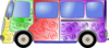 Hippie Van Clip Art