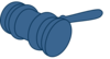 Hammer Judge Blue Clip Art