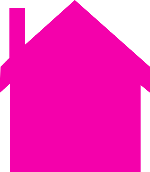 pink house clipart - photo #26