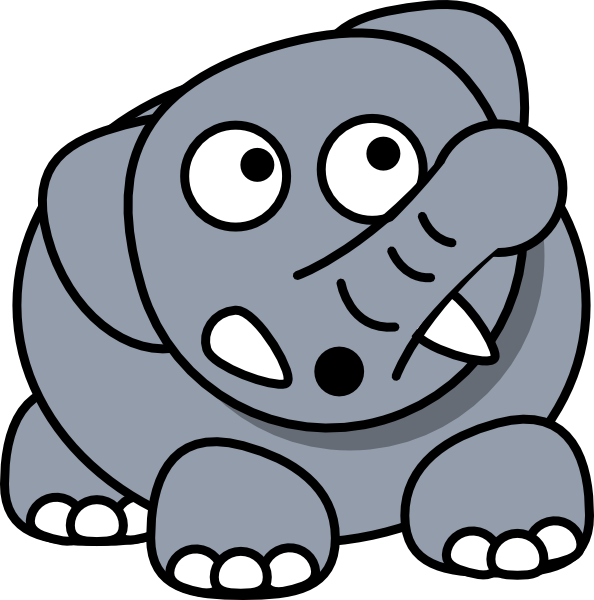 clipart green elephant - photo #35