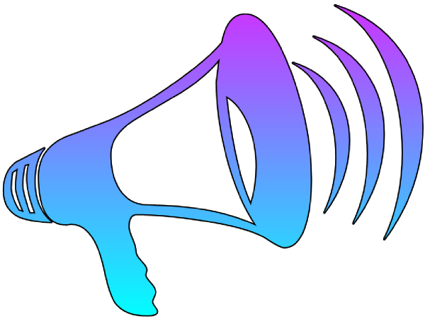 free clipart megaphone - photo #1