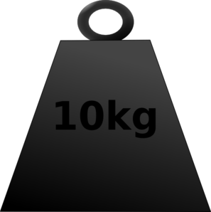 10 Kg Weight Clip Art