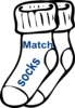 Chore: Match Socks Clip Art