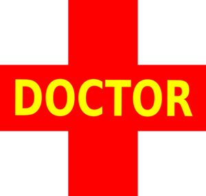 Doctor Logo Red Yellow Clip Art