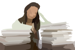 Bored Employee Smaple Clip Art