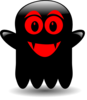 Black Ghost Clip Art