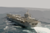 The Nuclear-powered Aircraft Carrier Uss Nimitz (cvn 68) Sails Through The Indian Ocean. Clip Art