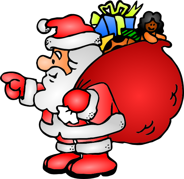 office clipart santa - photo #7