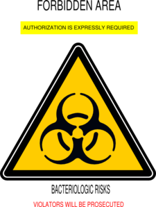 Bacteriologic Risks 2 Clip Art