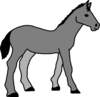 Grey Horse Clip Art
