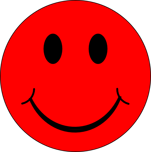 Happy Red Face Clip Art at Clker.com - vector clip art online, royalty