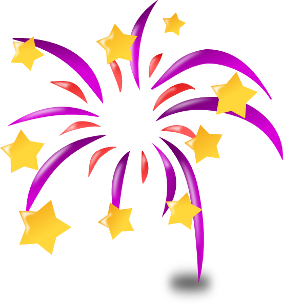 Free Fireworks Clipart. Cartoon Fireworks