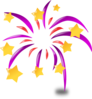 Cartoon Fireworks Clip Art