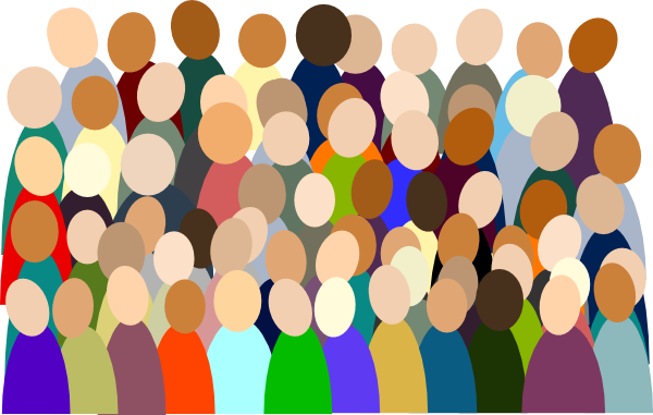 big crowd clipart - photo #3