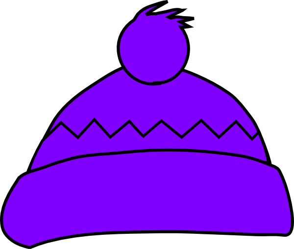 purple hat clipart - photo #5