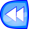 Forward Blue Button Clip Art