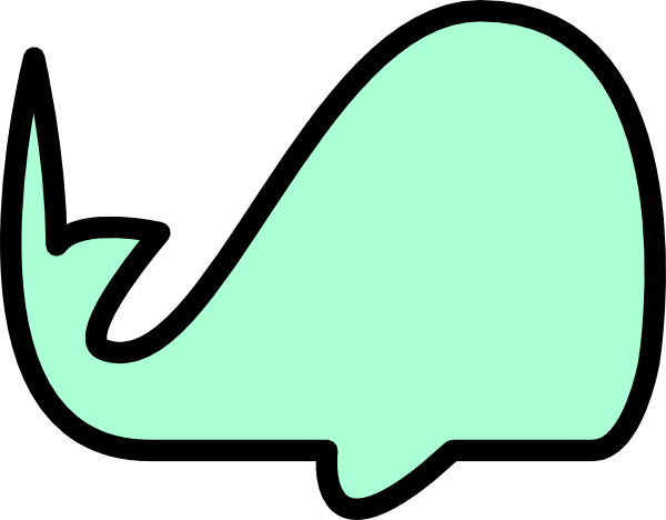 green whale clip art - photo #12