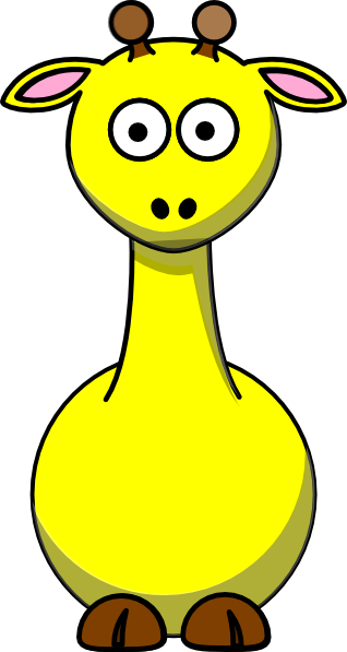 yellow giraffe clipart - photo #19