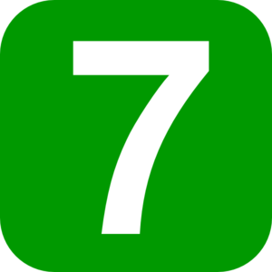 7 Number Clip Art