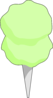Green Cotton Candy Clip Art