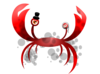 Evil Crab Clip Art