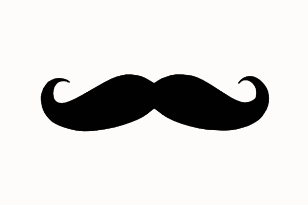 green mustache clip art - photo #37