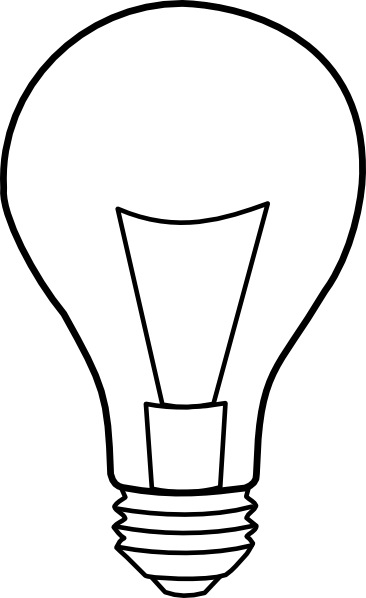 clipart black and white lamp - photo #36