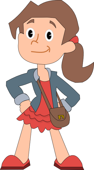 animated girl clipart free - photo #9