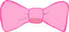 Pink On Pink Bow Clip Art