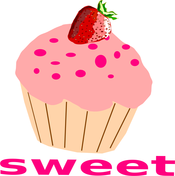 strawberry cupcake clipart - photo #2