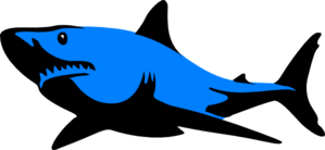 Blue.shark Clip Art