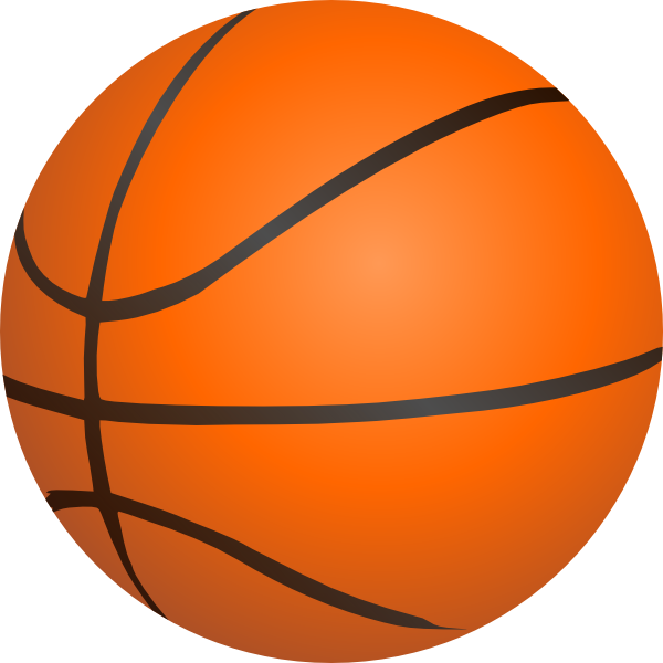 clipart of a basketball - photo #46