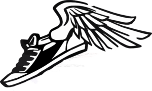 Running Shoe With Wings Clip Art At Clker Com Vector Clip Art Online Royalty Free Public Domain