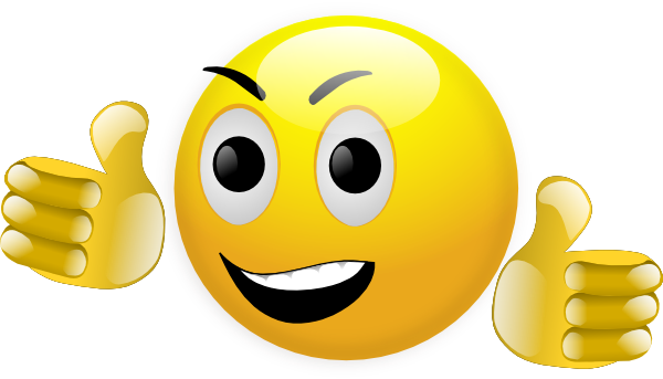 Smiley Thumbs Up Clip Art. Smiley Thumbs Up