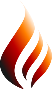 Orange Logo Flame Clip Art