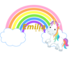 Rainbow With Clouds Clip Art