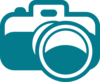 Blue Camera Icon Clip Art