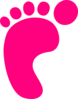 Magenta Fet Left Clip Art