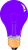 Purple Bulb Clip Art