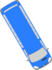 Blue Bus - 300 Clip Art