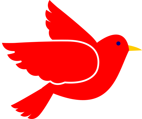 Red Bird Clip Art at Clker.com - vector clip art online, royalty free