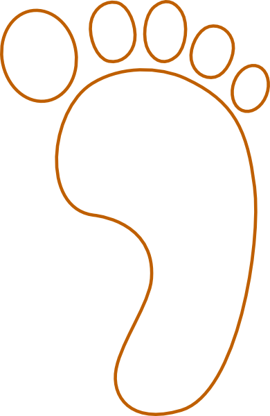 clipart of footprints - photo #28