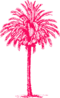 Fuscia Palm Tree Clip Art