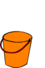 Orange Bucket Clip Art