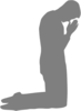 Praying Man  Clip Art