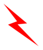 Red Lightening Bolt Clip Art