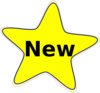 Yellow New Star Clip Art